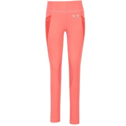 TuffRider Children's Minerva EquiCool Tights 35 TuffRider Children's Minerva EquiCool Tights -Cavallo Shop holly berry front 18596.1587157085.1280.1280