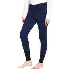 TuffRider Ladies Unifleece Pull-On Winter Breeches -Cavallo Shop navy 49436.1588623838.1280.1280