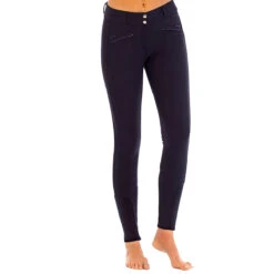 Goode Rider Knee Patch Miracle Breech -Cavallo Shop navy front 47337.1588784154.1280.1280