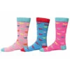 TuffRider Neon Pony Kids Socks 3 Pack -Cavallo Shop neon socks 69048.1589827790.1280.1280