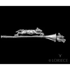 Loriece Stock Tie Pin Hunt Hound Chasing Fox 5 Loriece Stock Tie Pin Hunt Hound Chasing Fox -Cavallo Shop pin