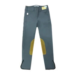 Tailored Sportsman Vintage Mid Rise Front Zip Breeches -Cavallo Shop t.sports 1963 graphite tan