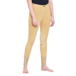TuffRider Ladies Starter Lowrise Pull On Knee Patch Breeches -Cavallo Shop tan 15886.1583511668.1280.1280